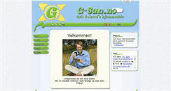 Desktop Screenshot of g-sun.no